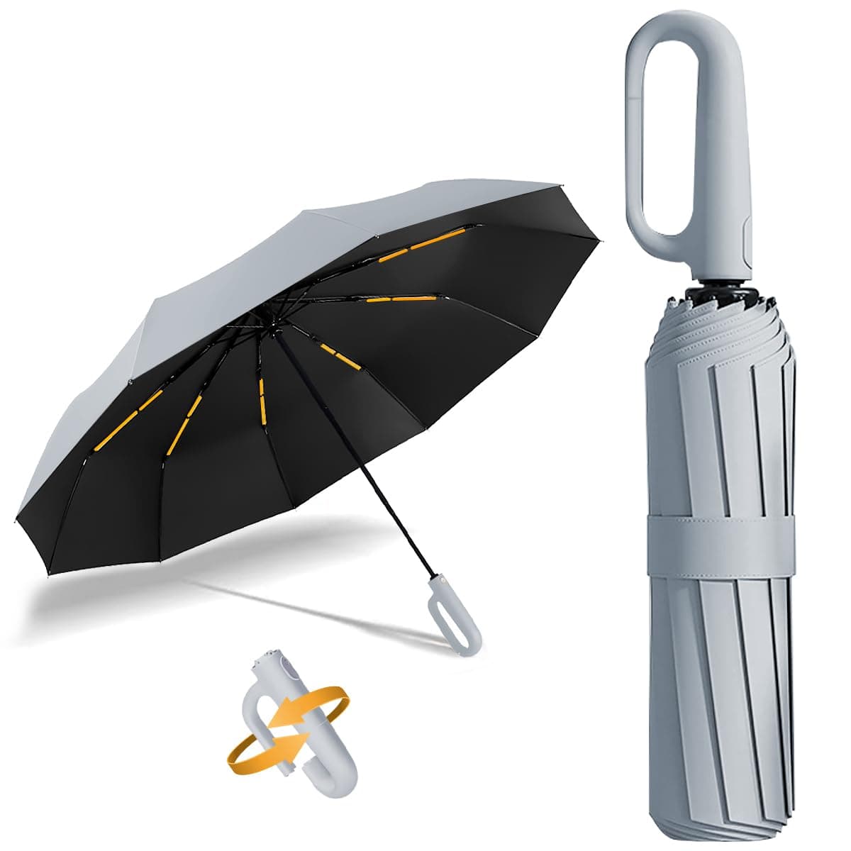 MXHIGO Paraguas Plegable Automático