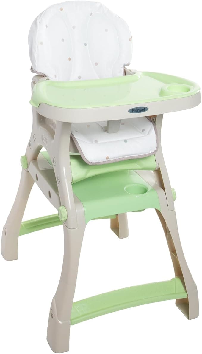 Silla Alta Prinsel Kinder City 2 En 1 Duna Verde Claro