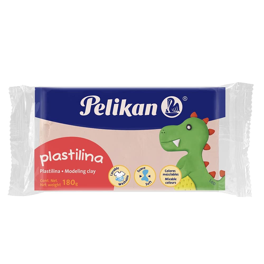 Pelikan Plastilina Marqueta Rosa Carne, 80 gramos