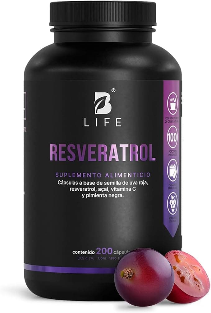 B Life Resveratrol 200 Cápsulas