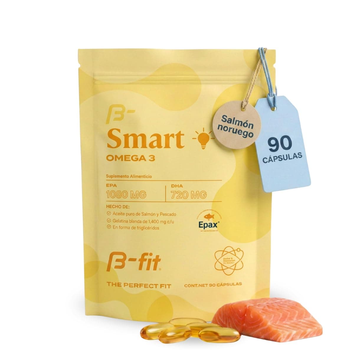 B-FIT Omega 3 1800 mg Ácidos Grasos - 1080 EPA y 720 DHA