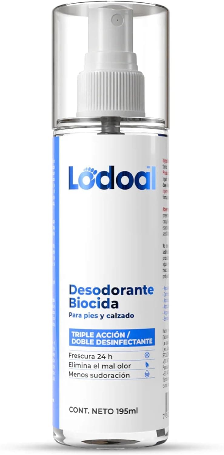 Lodoal Desodorante para Pies y Calzado 195 ml