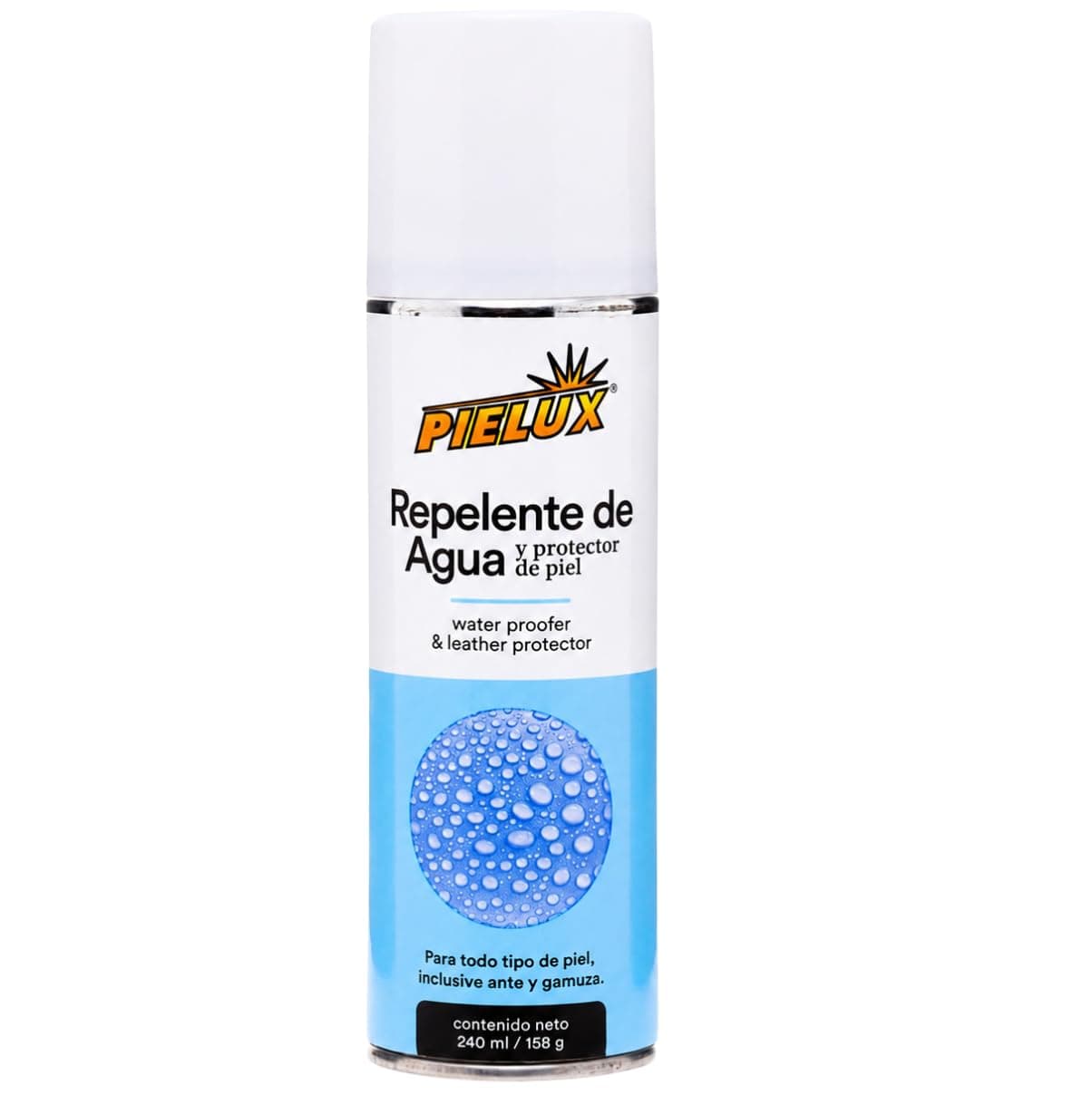 Pielux Repelente de Agua para Zapatos de Cuero y Gamuza Spray 240 ml