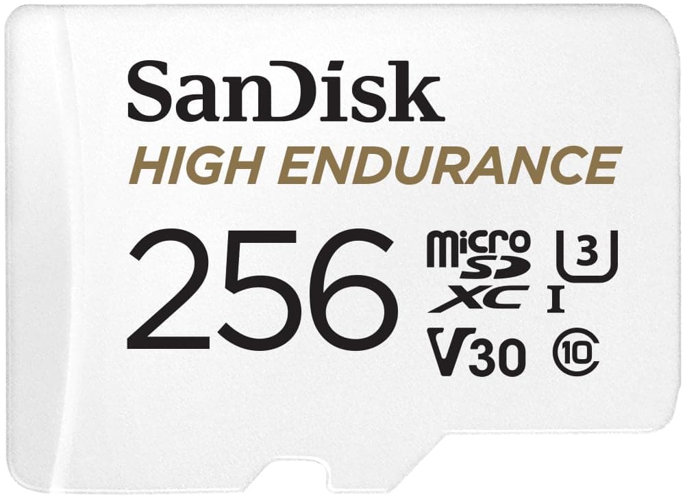 SanDisk Tarjeta microSDXC de video de alta resistencia de 256 GB