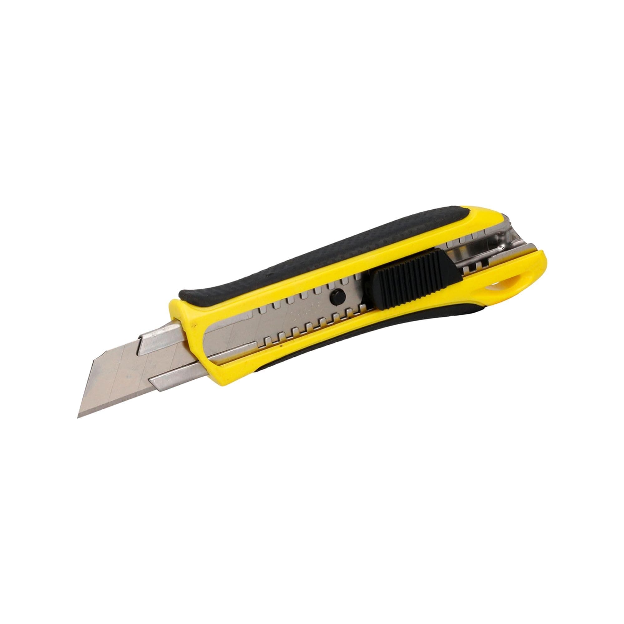 Surtek CUTF9 Cutter con cuerpo de plástico bimaterial de 18 mm, cambio automático de navaja