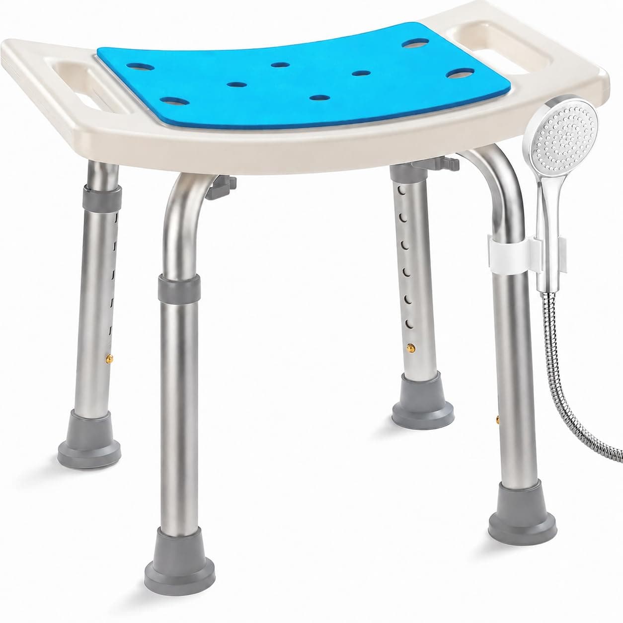 GDYFU Silla para Baño Adulto Mayor Ajustable