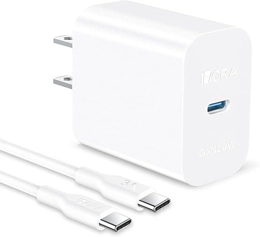 1 Hora PD 20W GAN Cargador Tipo C