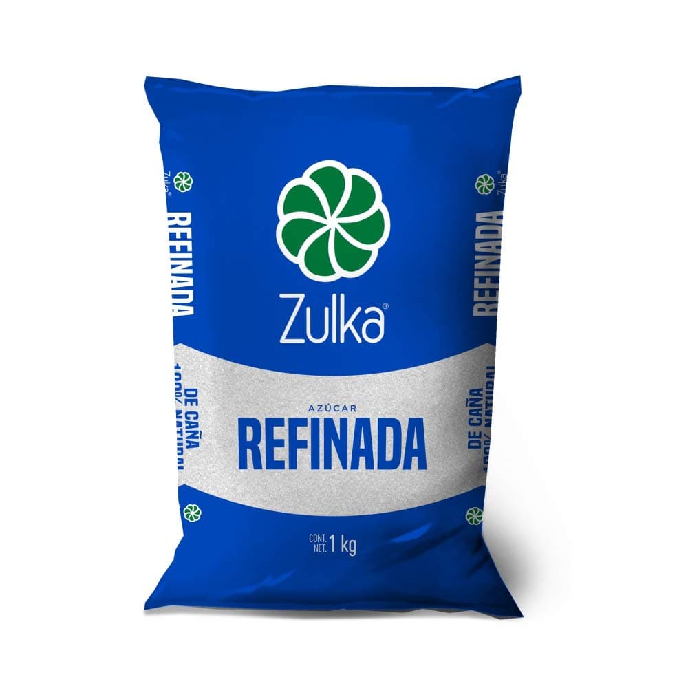 Zulka, Zulka Azucar Refinada 1 Kg, 1 piezas