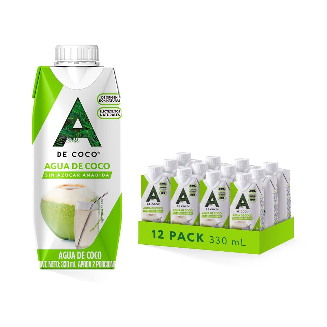 A de Coco - Agua de Coco 330 ML 100% Natural