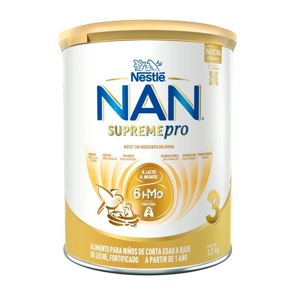 NAN 3 Supreme Pro Alimento Para Niños A Base de Leche