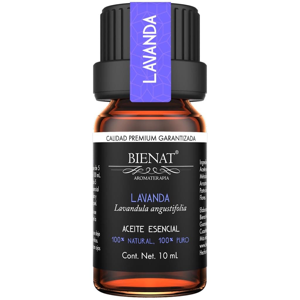 Bienat | Aceite Esencial de Lavanda 10mL Natural | Difusor y Aromaterapia