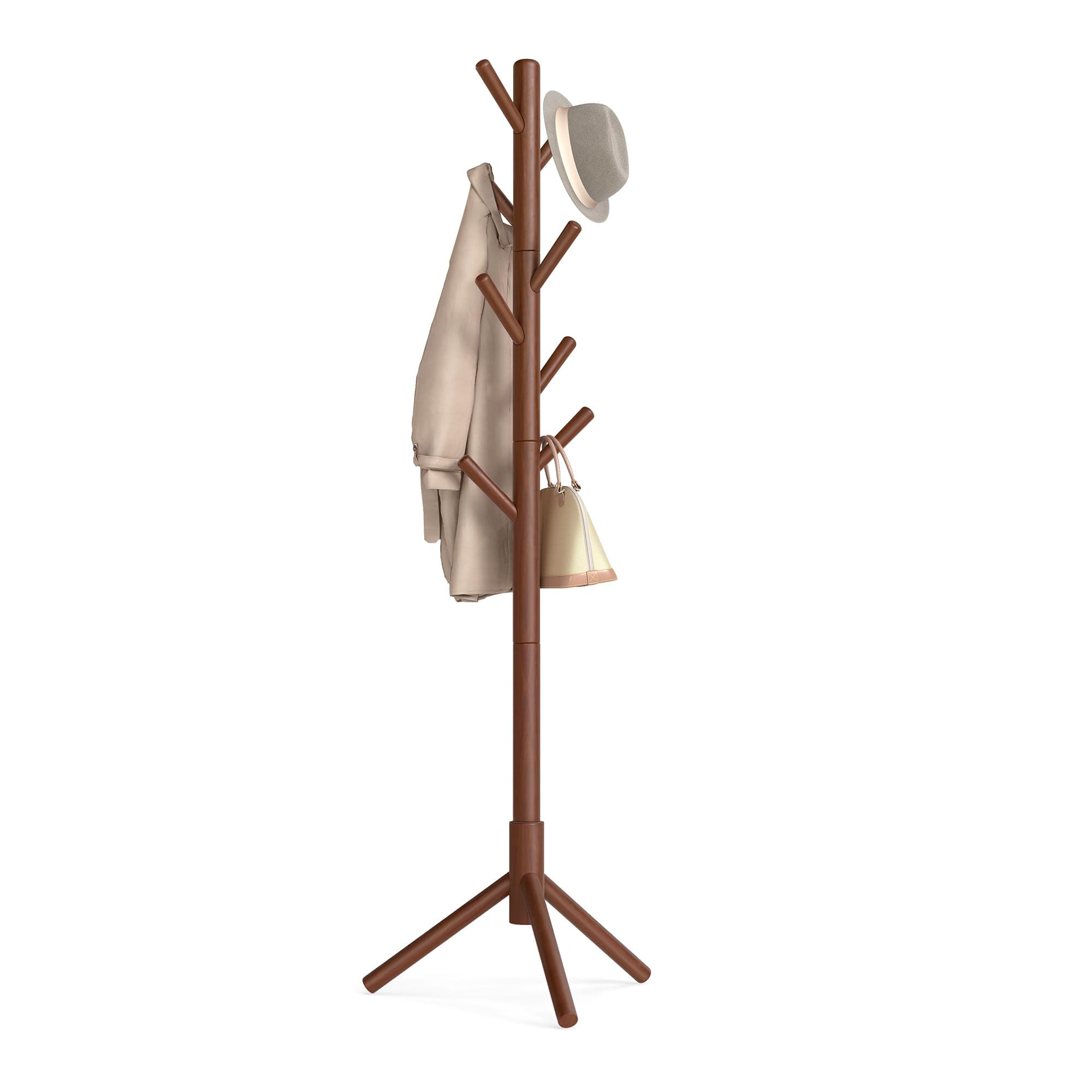 VASAGLE Perchero de Madera Maciza