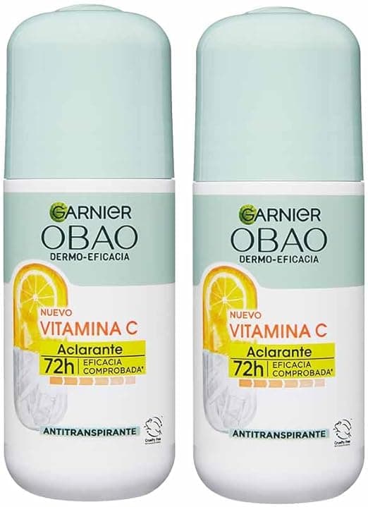 Garnier, Kit Obao Dermoeficacia Desodorantes En Roll On Vitamina C, La Combinación Perfecta Para