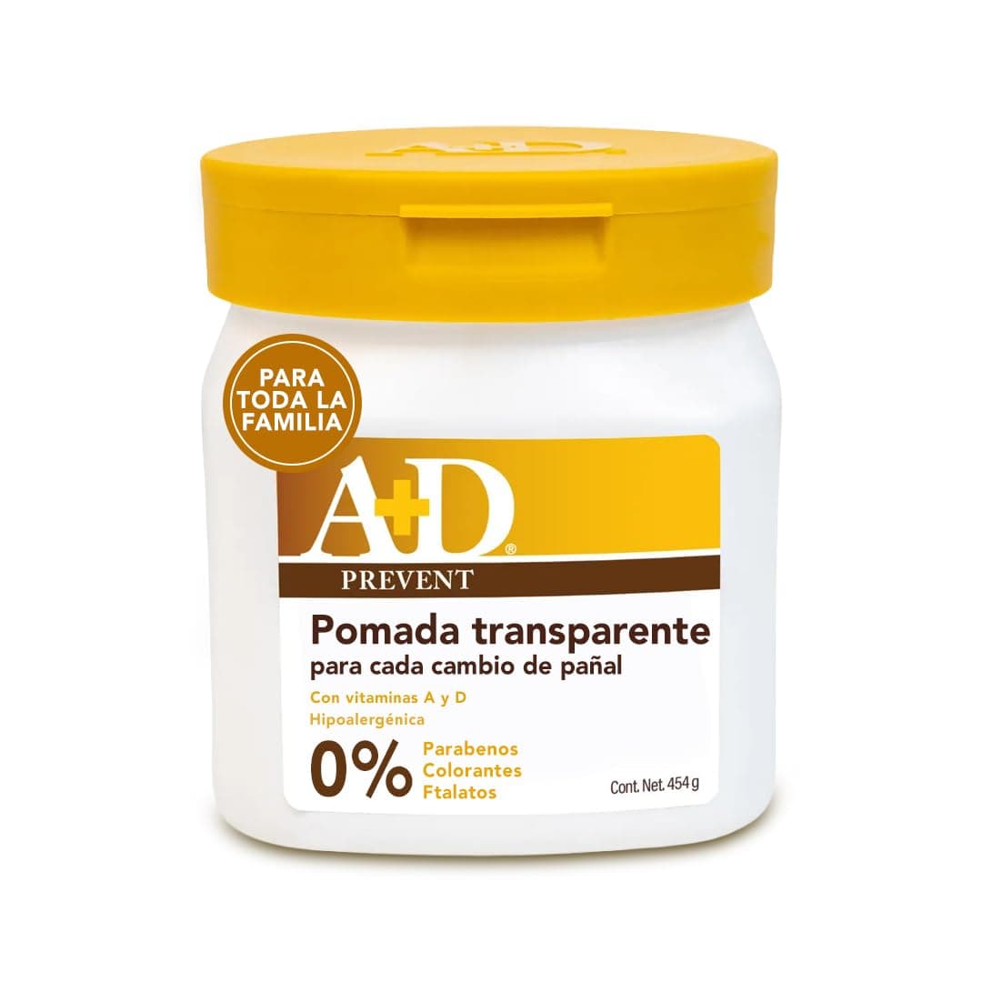 A+D Original Prevent Pomada para Rozaduras de Pañal para Bebés 454g