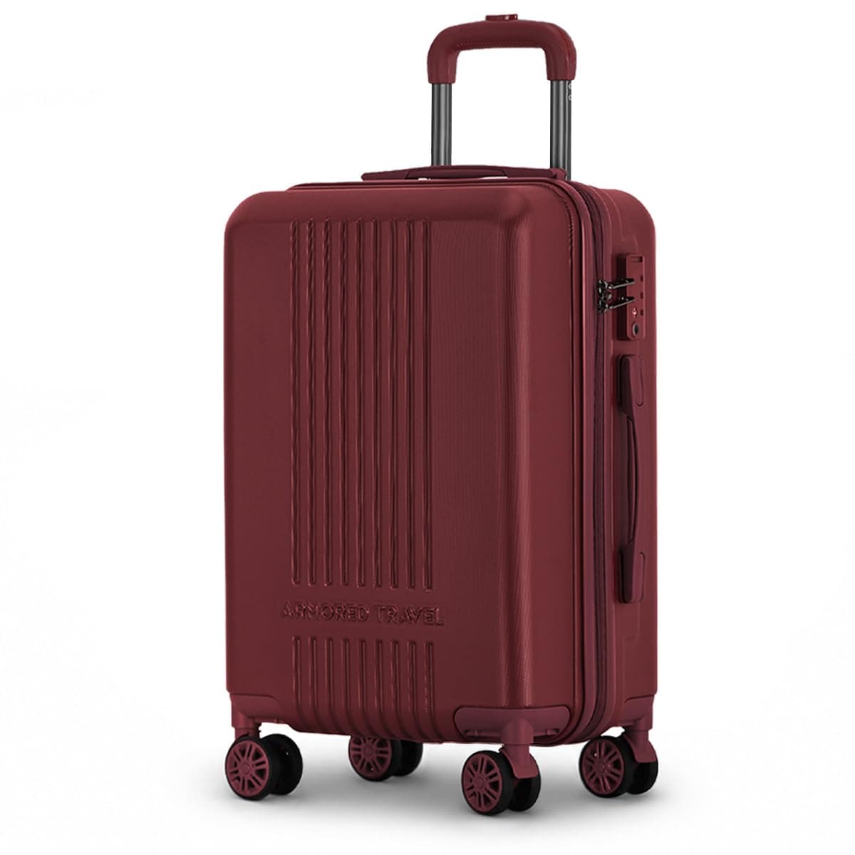 Maleta De Viaje Carry On 20" de Mano Rígida Doble Refuerzo