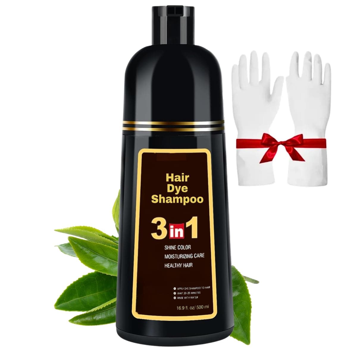 UNIVERSOENLÍNEA.COM | 1pcs Shampoo Tinte Instantáneo Orgánico Natural Cubre Canas Cambia Color