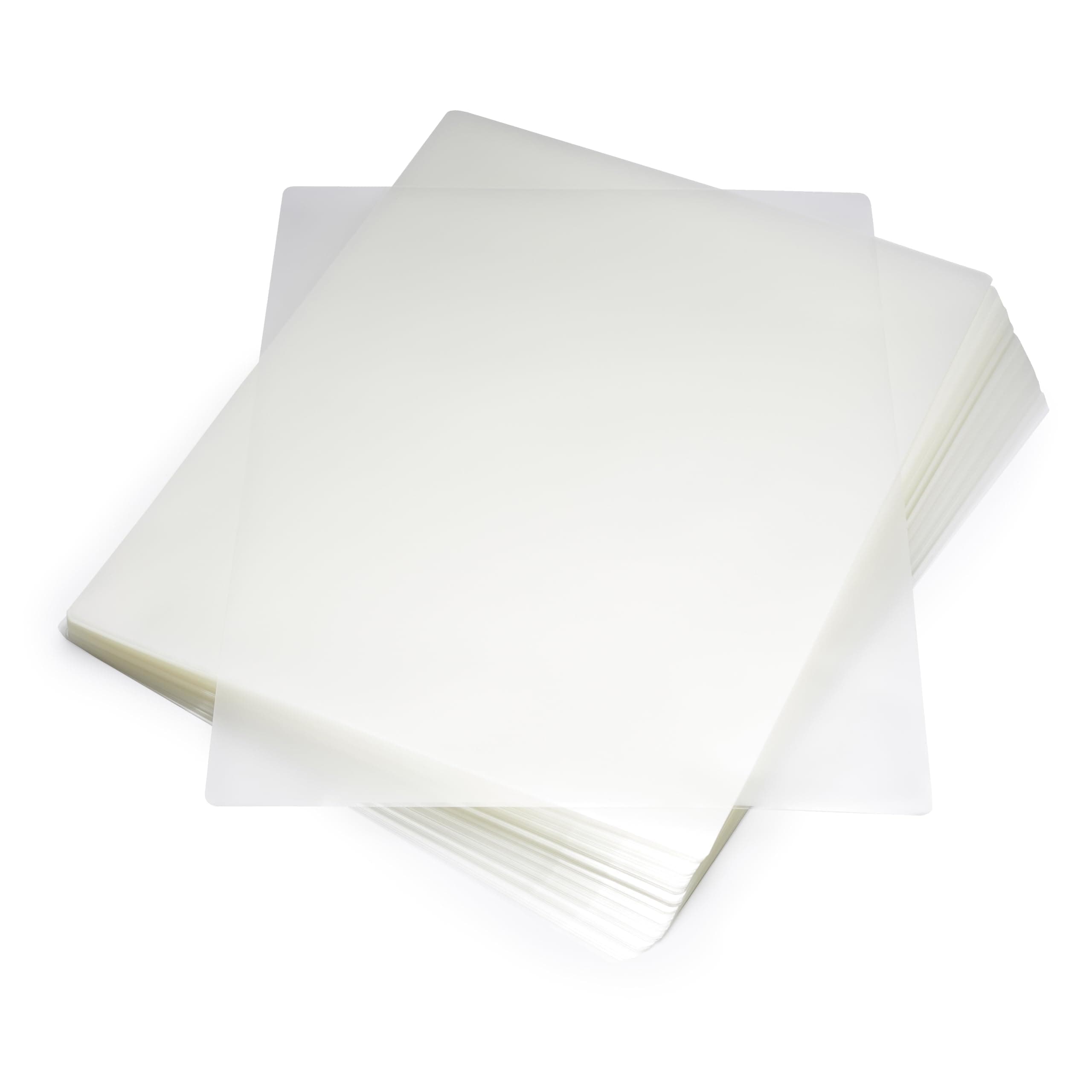 Amazon Basics - Hojas laminadoras de Papel de plástico Transparente para laminación térmica