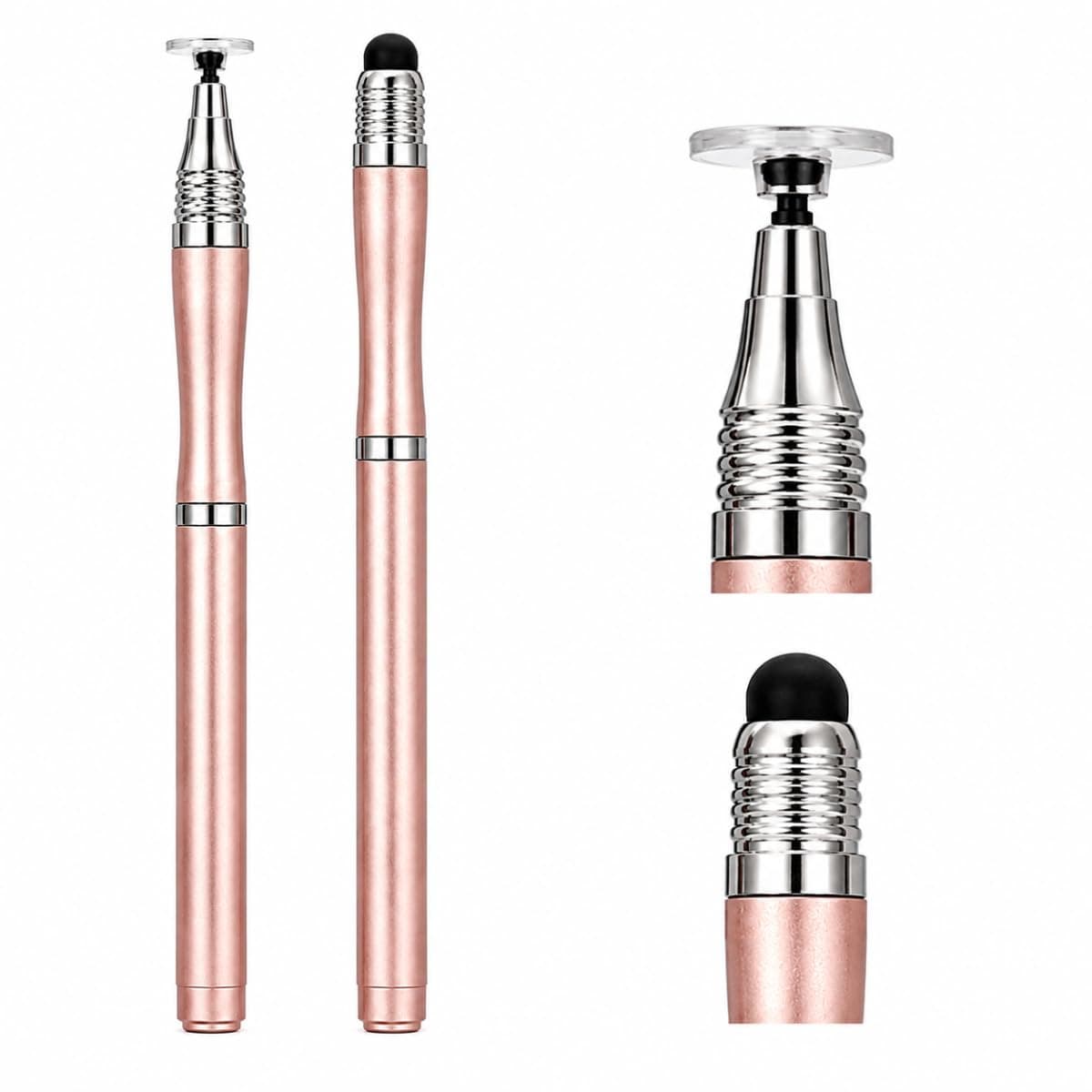 Vmingo Lapiz Optico Stylus Universal Rosa1 pz Sin Bateria para Celular Tablet PC Pantalla Touch