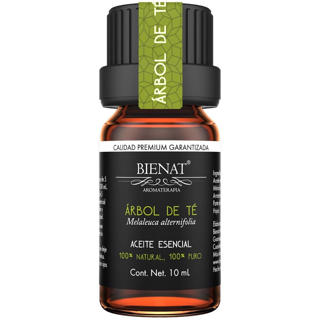 Bienat | Aceite Esencial de Árbol de Té 10mL Natural | Difusor Aromaterapia