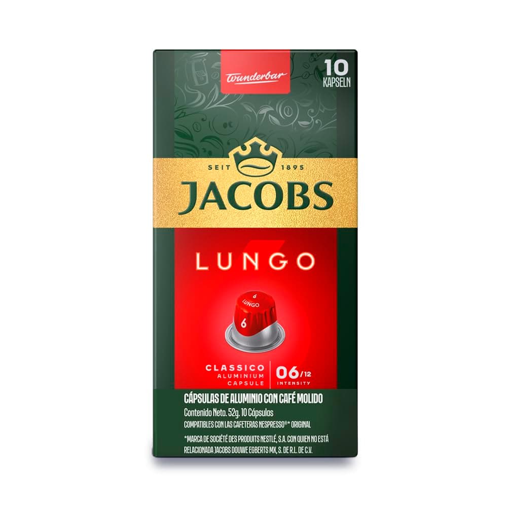 JACOBS Cápsulas de café Espresso Lungo