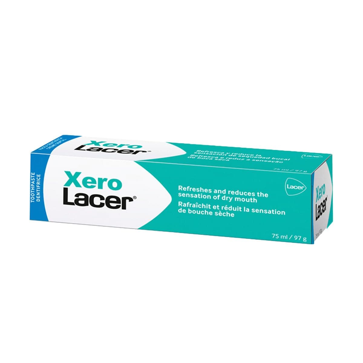 Xerolacer, Pasta Dental | Refresca y Alivia la sensación de sequedad bucal | 97 g