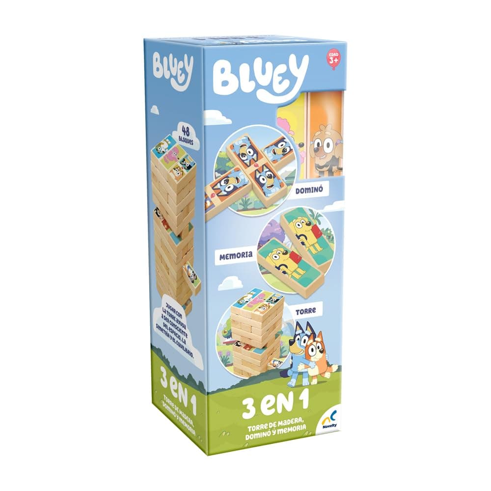 Torre De Madera 3 En 1 Bluey