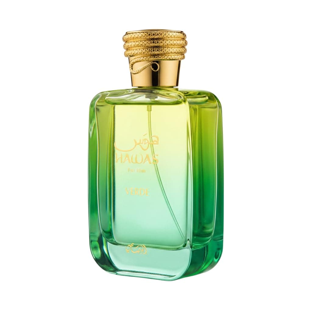 Hawas Verde for Men Eau de Parfum for Men 3.4 OZ 100 ML by Rasasi