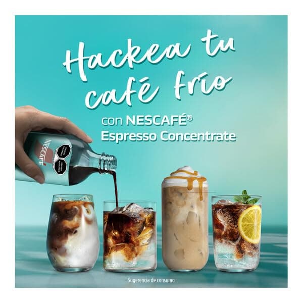 Nescafé Espresso Concentrate Vainilla Concentrado de Café Botella de 500ml