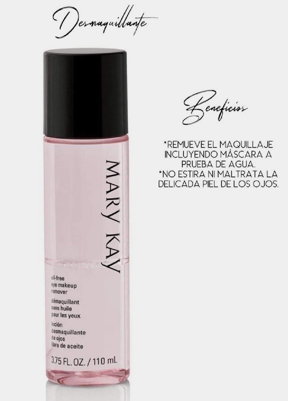 Loción Desmaquillante de Ojos Libre de Aceite Mary Kay 110 ml