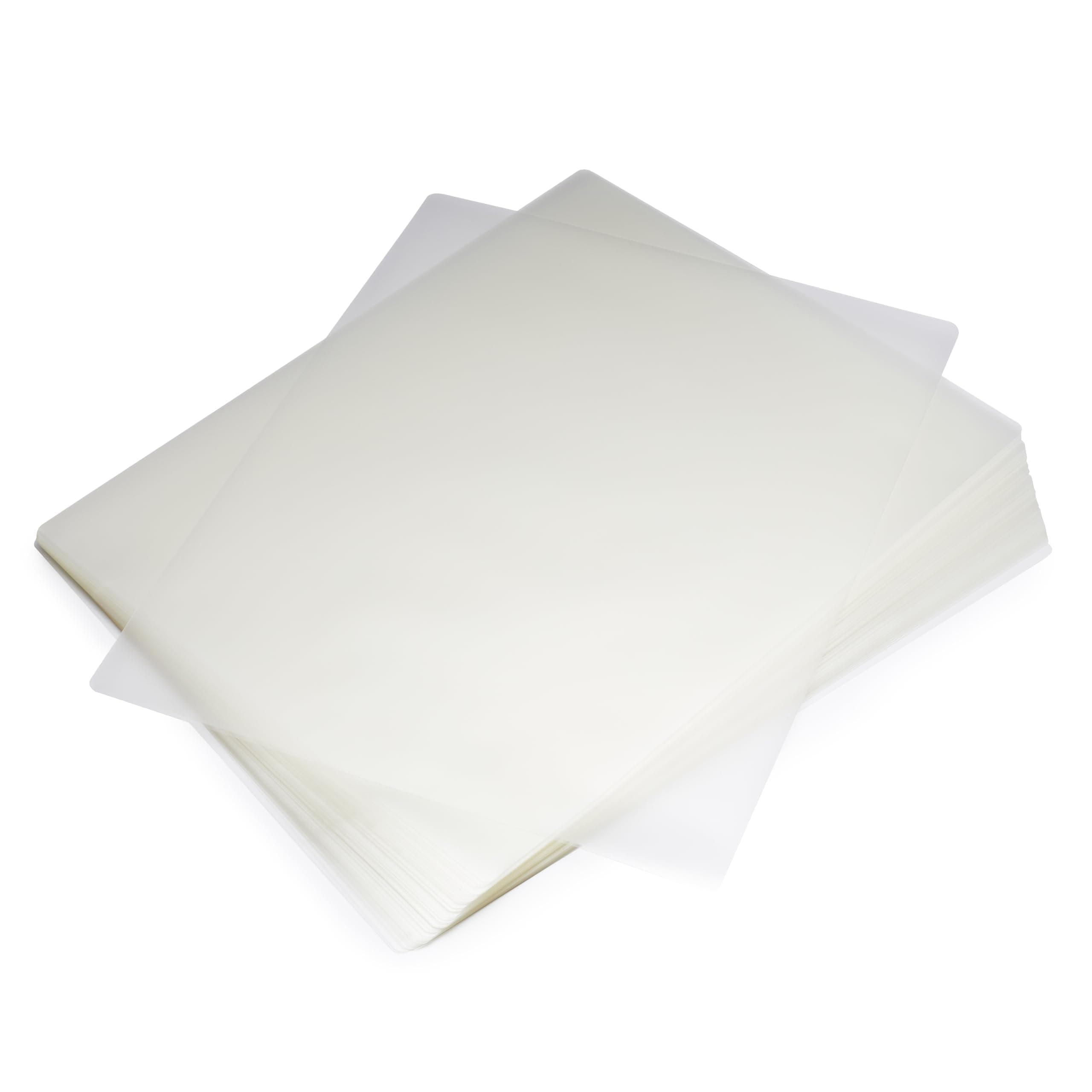 Amazon Basics - Hojas laminadoras de papel de plástico transparente para laminación térmica