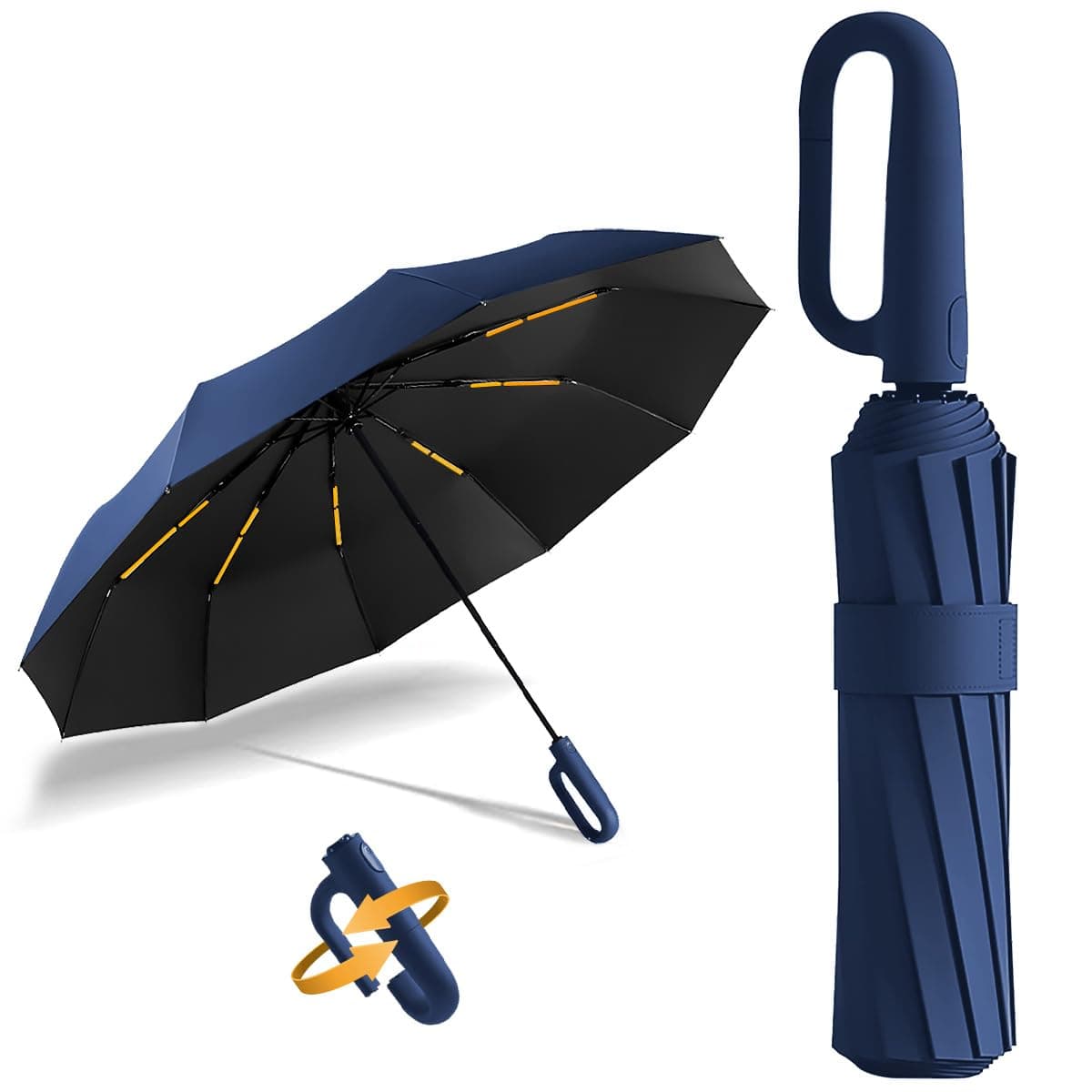 MXHIGO Paraguas Plegable Automático