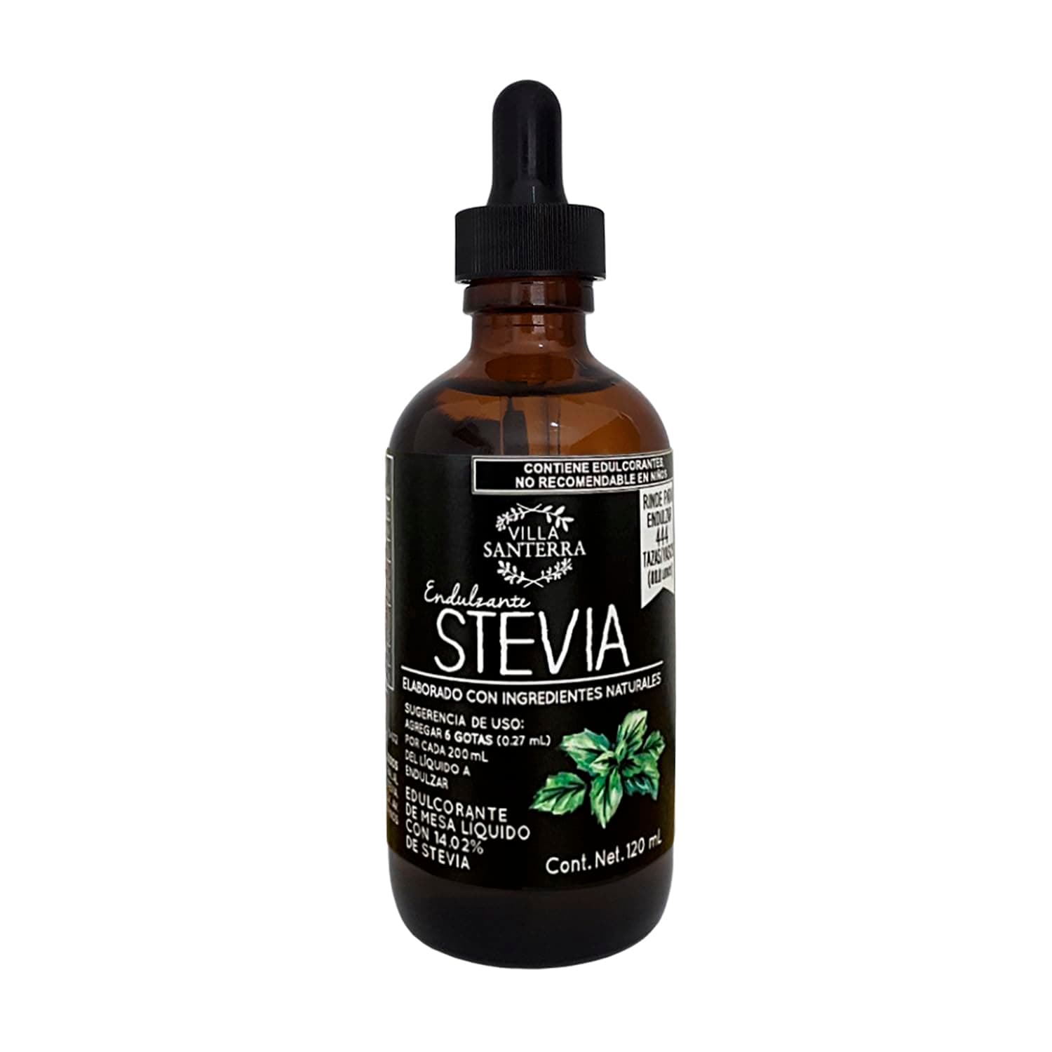 Villa Santerra Stevia Líquida natural 120ml