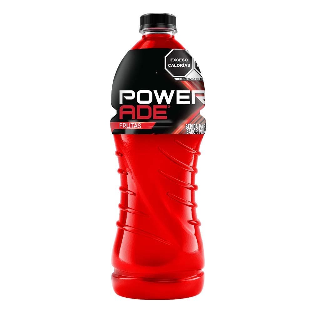 Powerade Ion4, 6 Pack Bebida Para Deportistas Sabor Frutas Botella 1 Lt cada uno