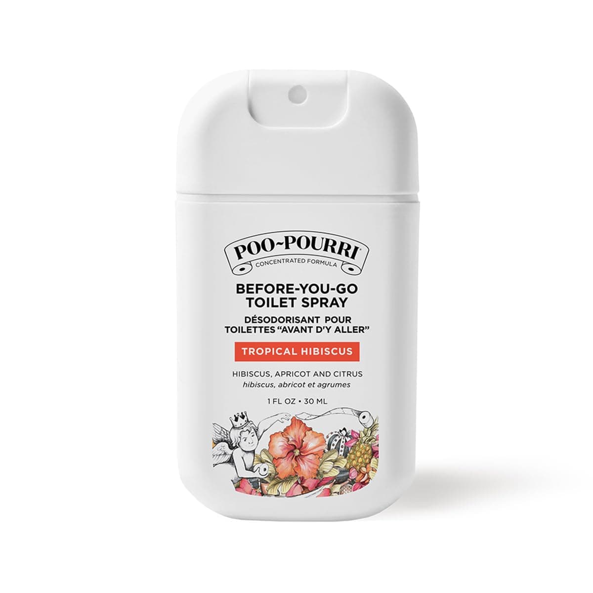 Poo-Pourri, toilet Spray, Tropical Hibiscus, Versión Pocket Size, 30 ml