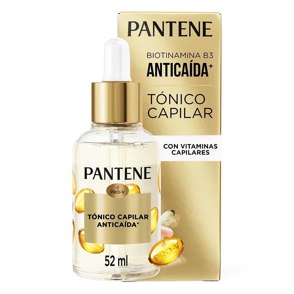 PANTENE, Tónico Capilar Anticaída+ para cabello saludable desde la raíz Pantene Biotinamina B3