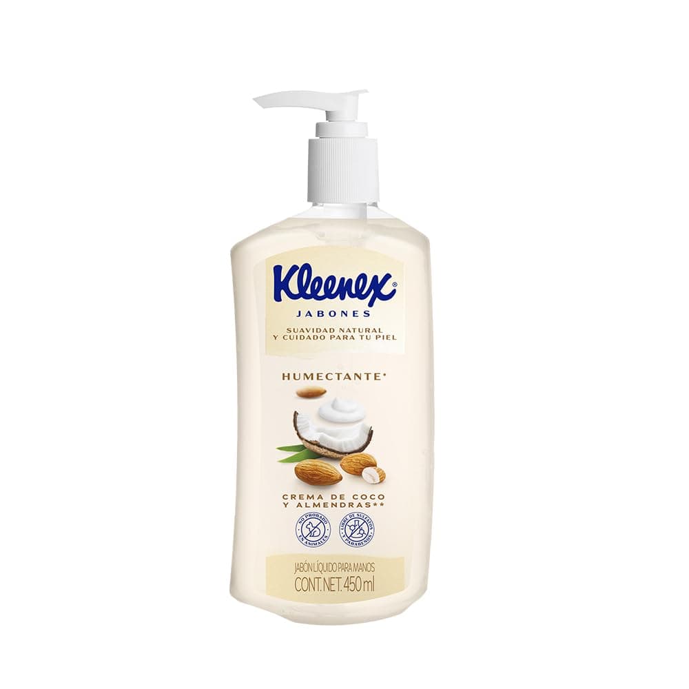 Kleenex Jabón de Manos Crema de Coco y Almendras