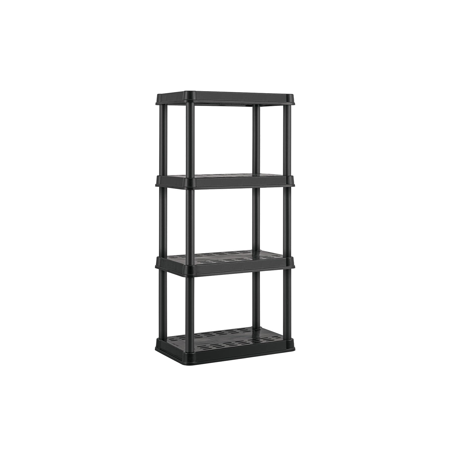 Pretul Estante plástico 4 repisas Cap. 45 kg 125 x 38 x 61