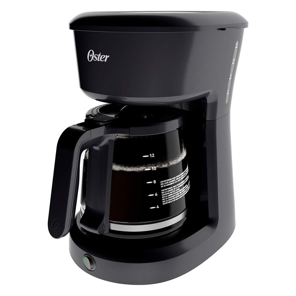 Cafetera de 12 tazas Oster® negra sistema de switch BVSTDCS12B013