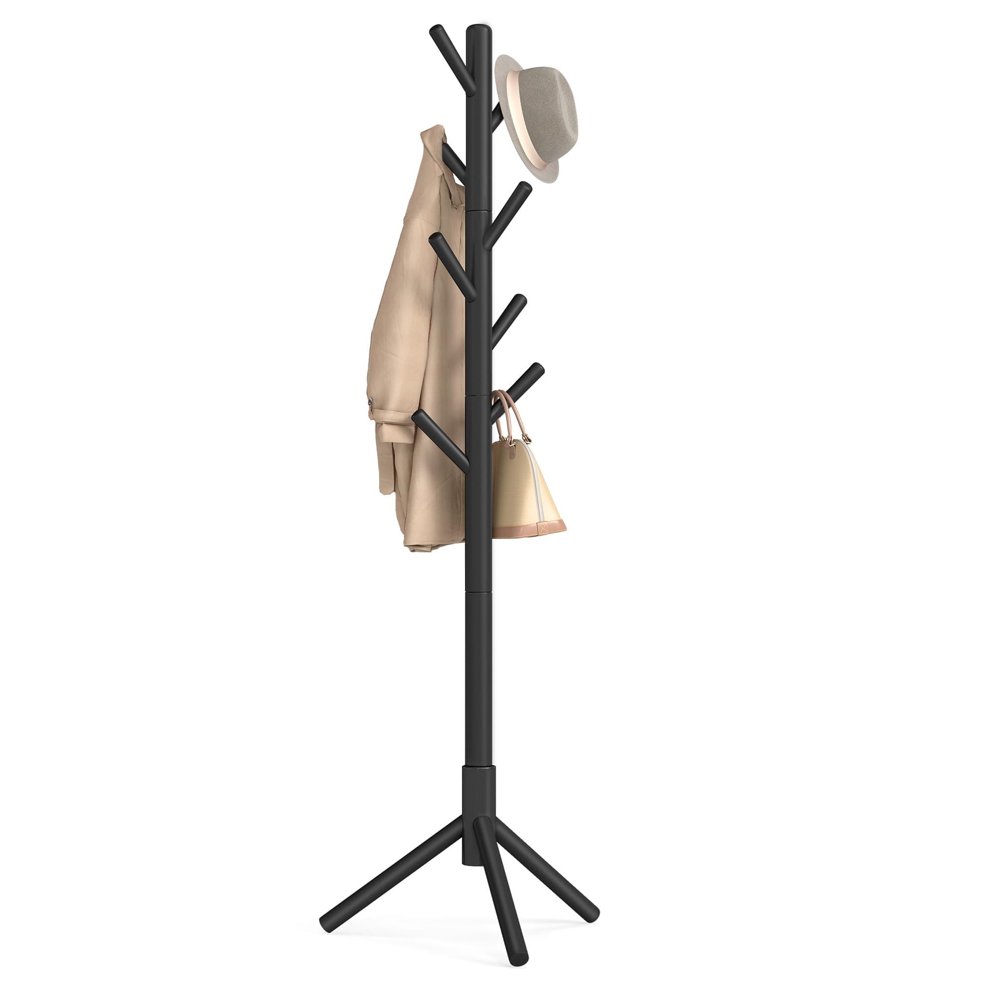 VASAGLE Perchero de Madera Maciza