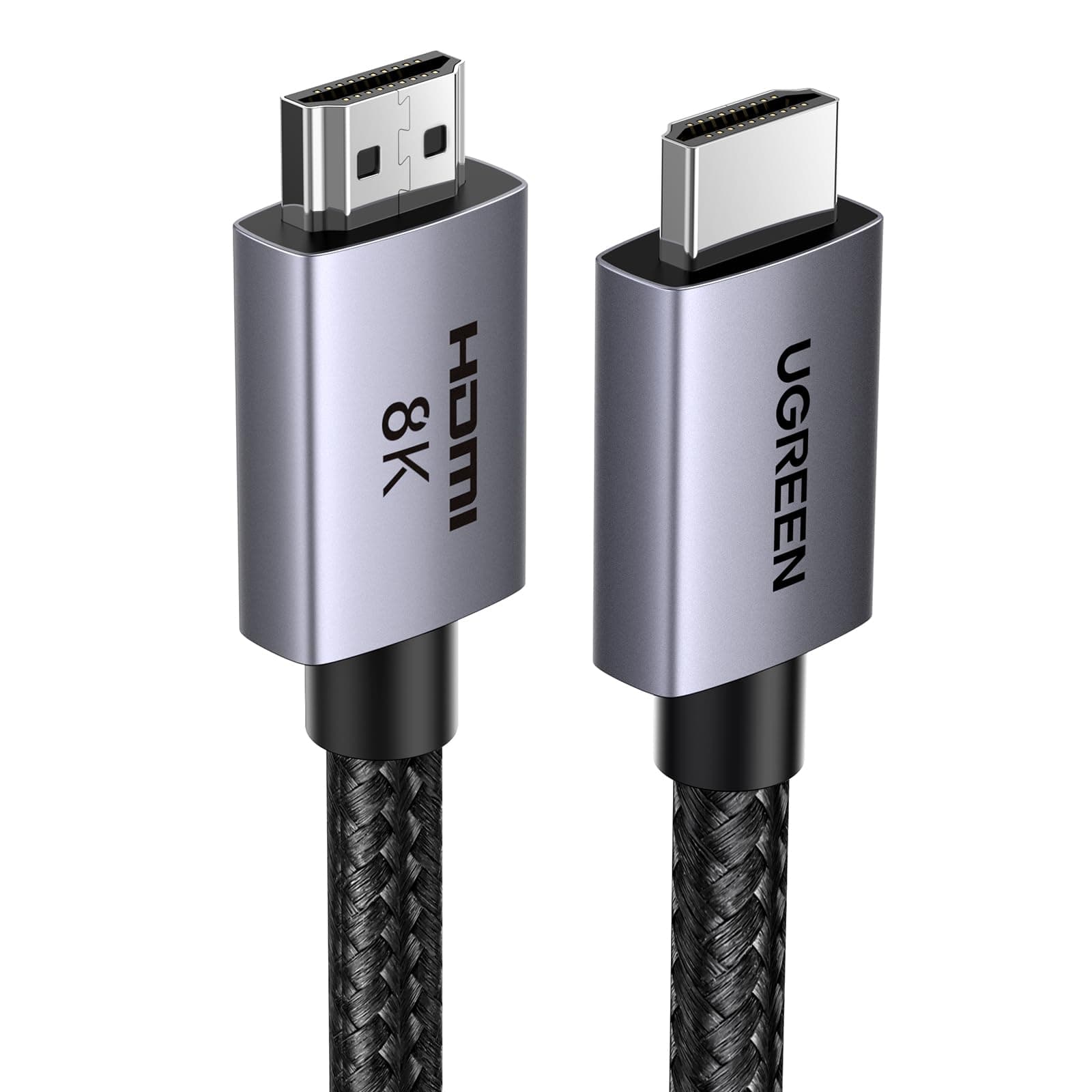 UGREEN 8K Cable HDMI 2.1 48Gbps, Cable HDMI de aluminio alta velocidad 3M