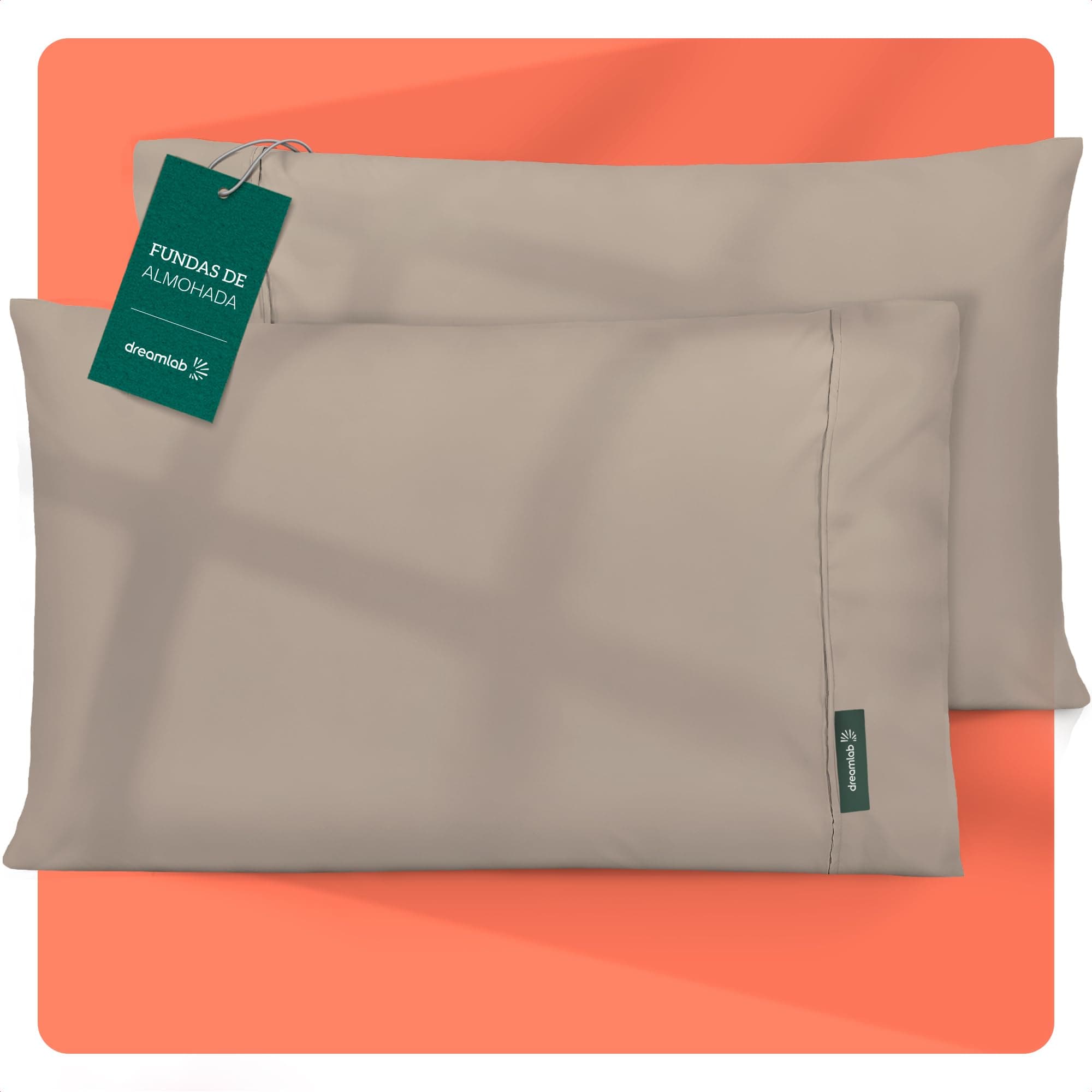 Dreamlab 2 Pack de Fundas de Almohada Premier 1800 Collection