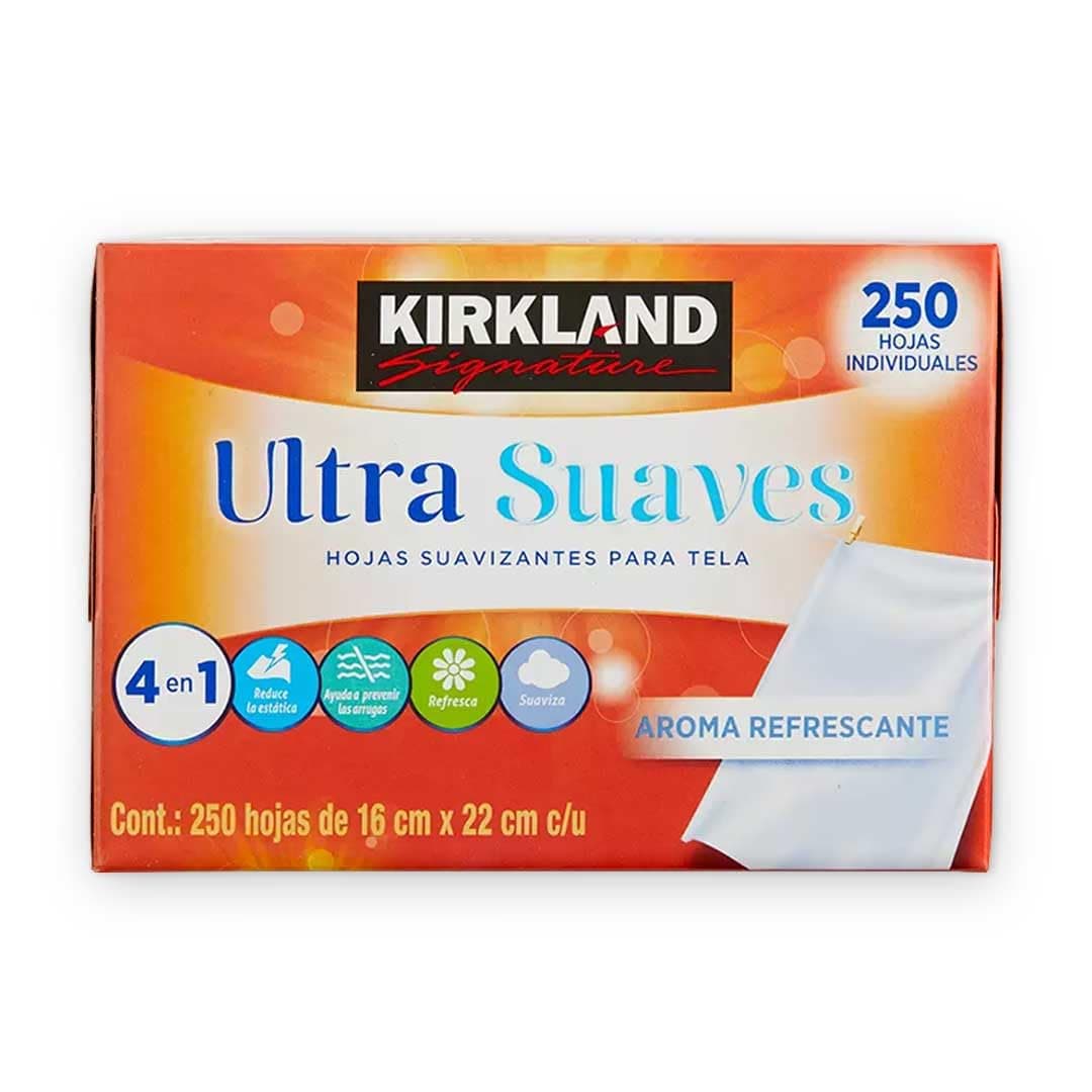 Kirkland Signature Toallas Suavizantes para Secadora 250pzs