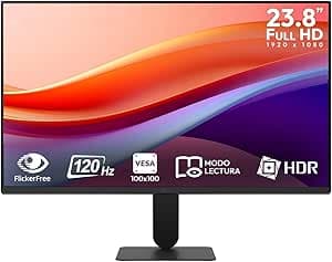 LG Monitor 23.8" 24U411A-B 5ms 120Hz Panel IPS Full HD HDMI D-Sub