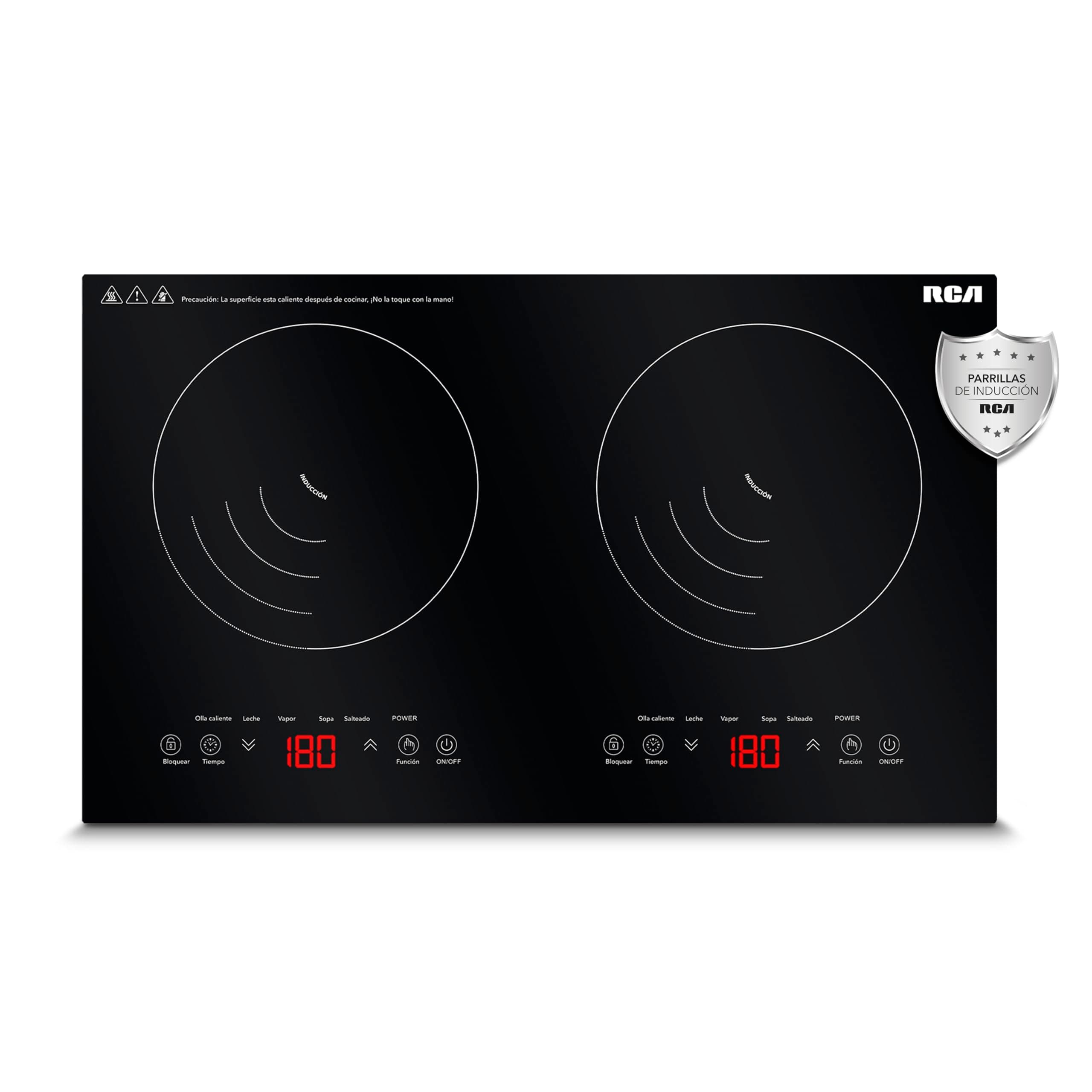 RCA Parrilla de Inducción Doble Quemador RC-12A4