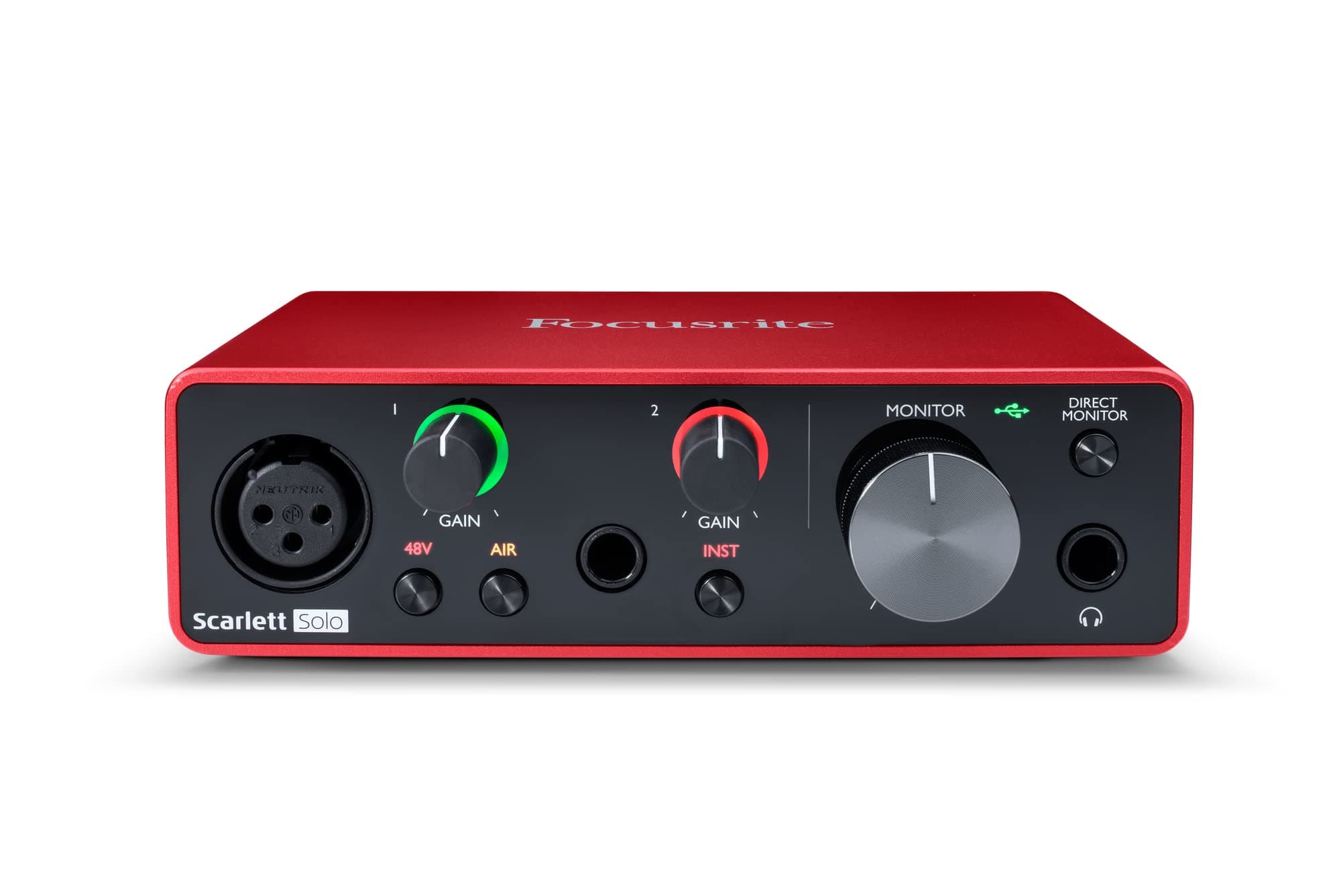 Focusrite Scarlett Solo - Interfaz de audio USB (3ª generación)