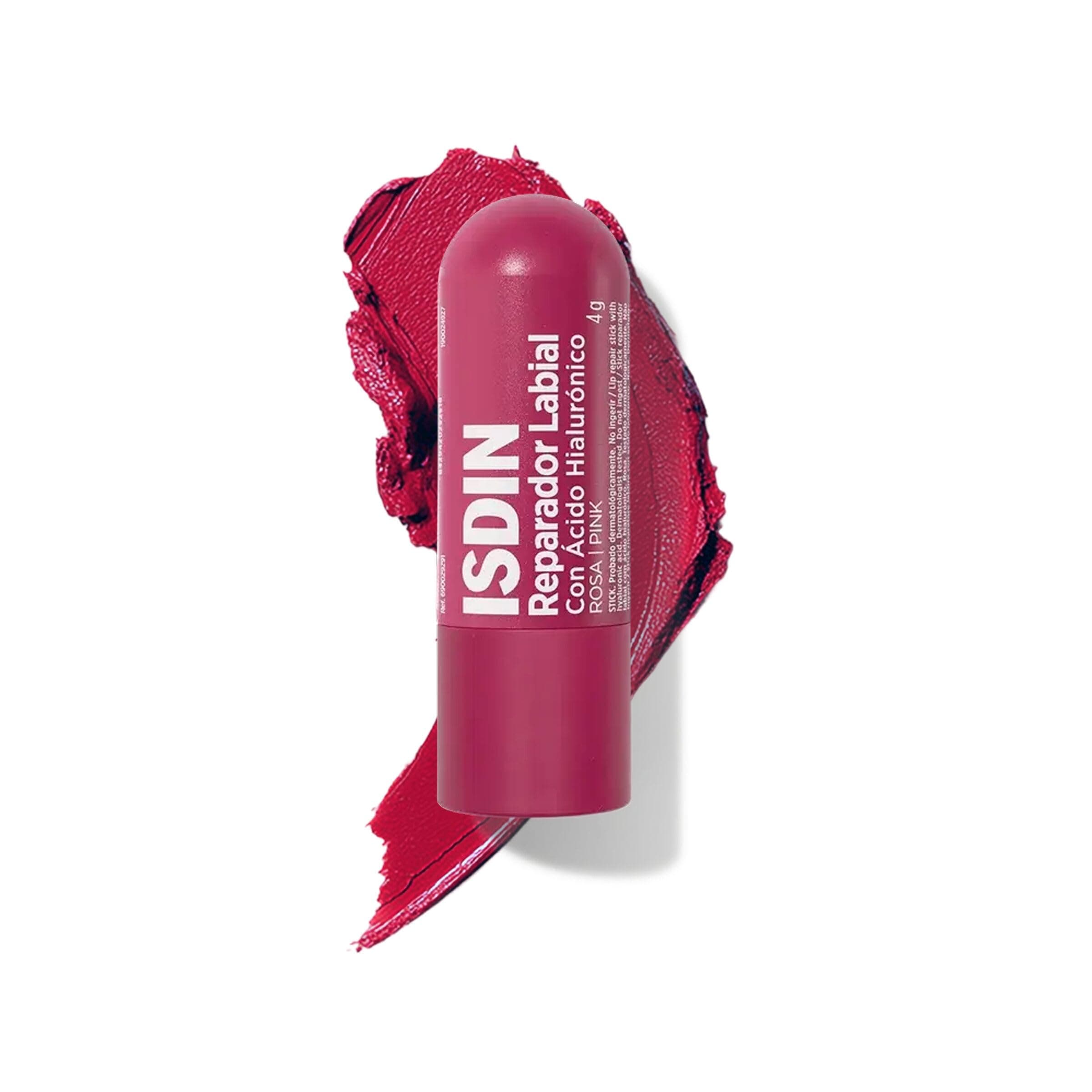 ISDIN Bálsamo Labial con color Rosa y ácido hialurónico que aporta hasta 24 horas de hidratación