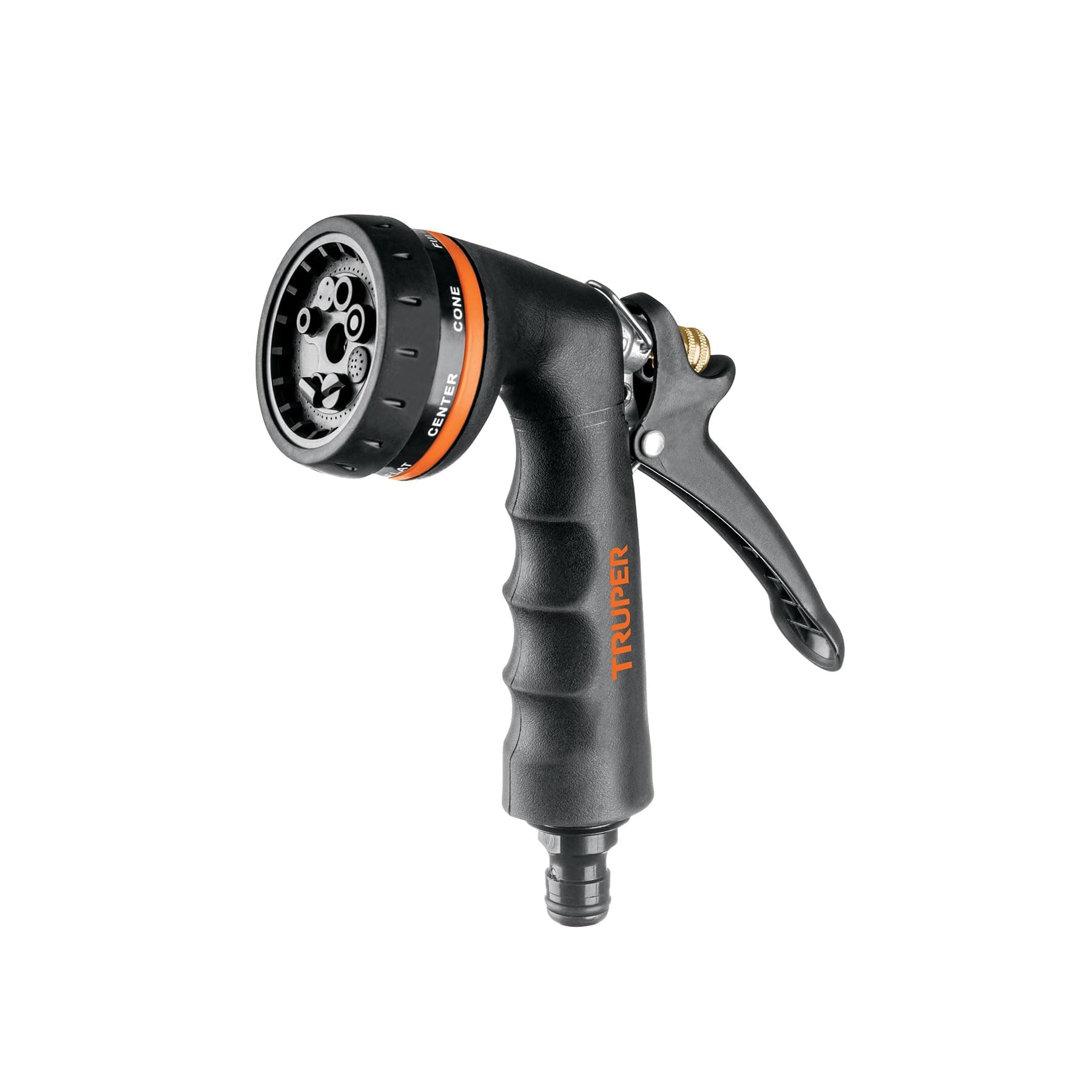 Truper PR-208, Pistola metálica, 8 funciones, mango ergonómico