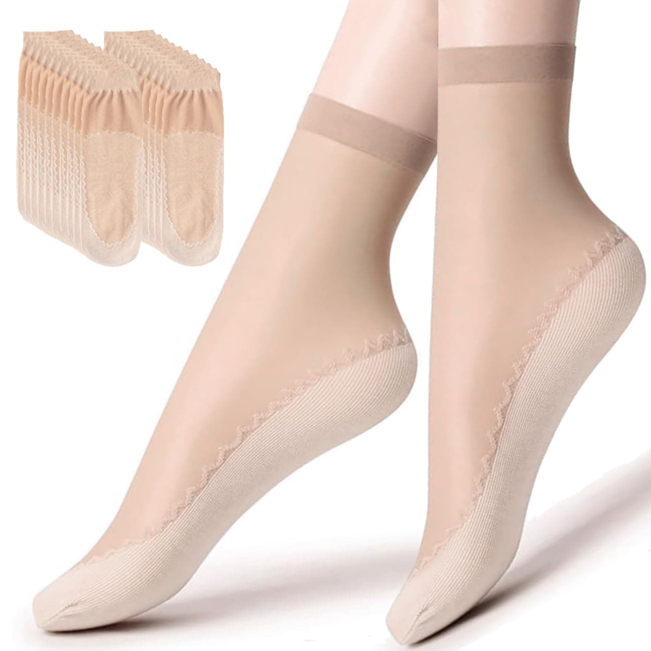 MAEGTHMXCD 10 Pares Tobimedias para Mujer
