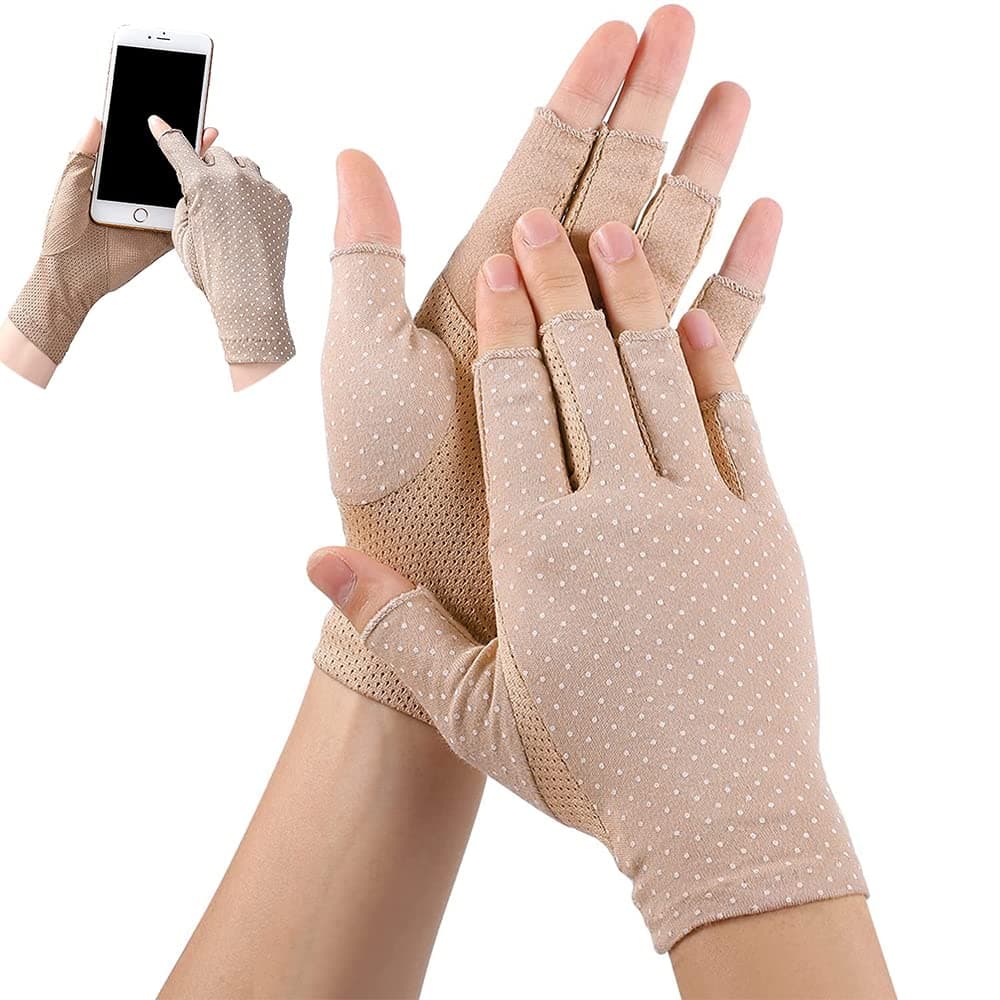 TAGNEFLOR Guantes de protección Solar UV para Hombres y Mujeres