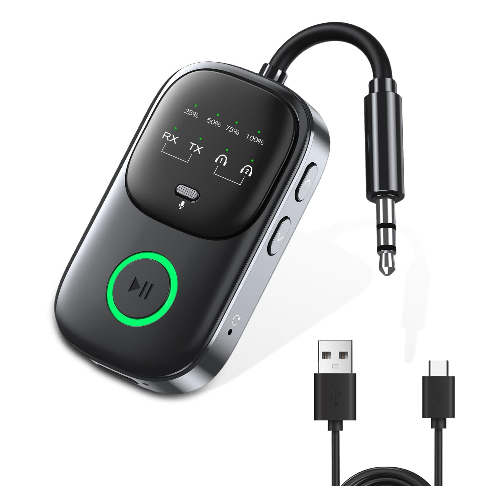 2 En 1 Transmisor y Receptor Bluetooth 5.4
